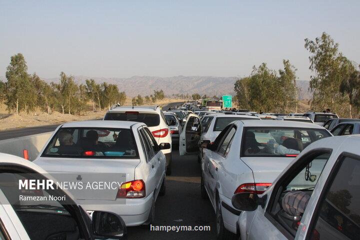 آخرین وضعیت تردد جاده ها ترافیک در جاده چالوس و هراز سنگین است