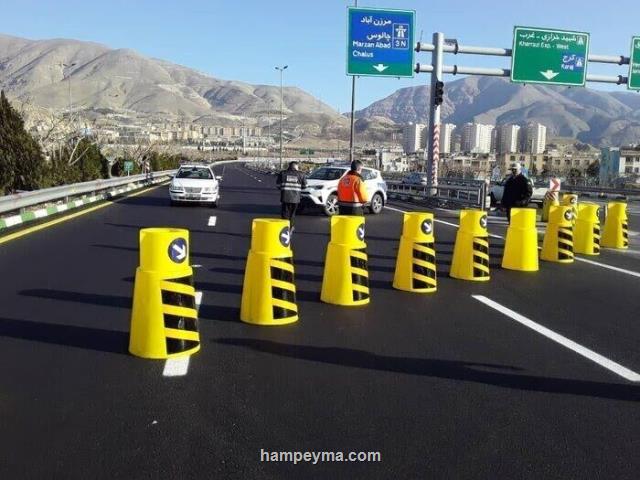 ممنوعیت ورود به جاده چالوس و بزرگراه تهران - شمال از ظهر امروز